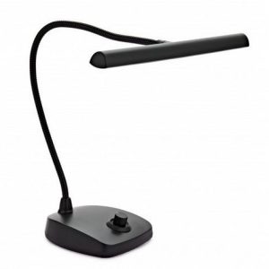 Piano Lamp LED Adjustable Brightness Black